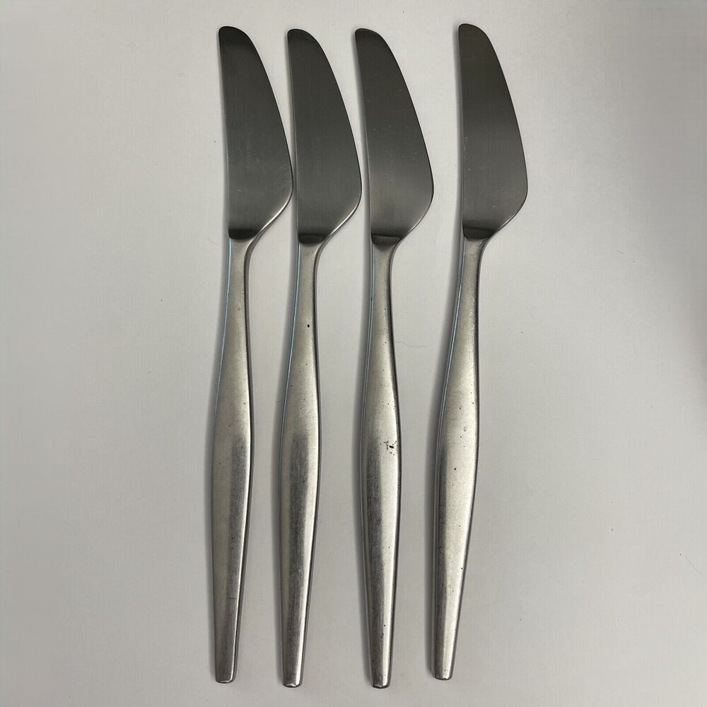 Lauffer Vantage Stainless Steel Knives 8 1/8" Lot of 4